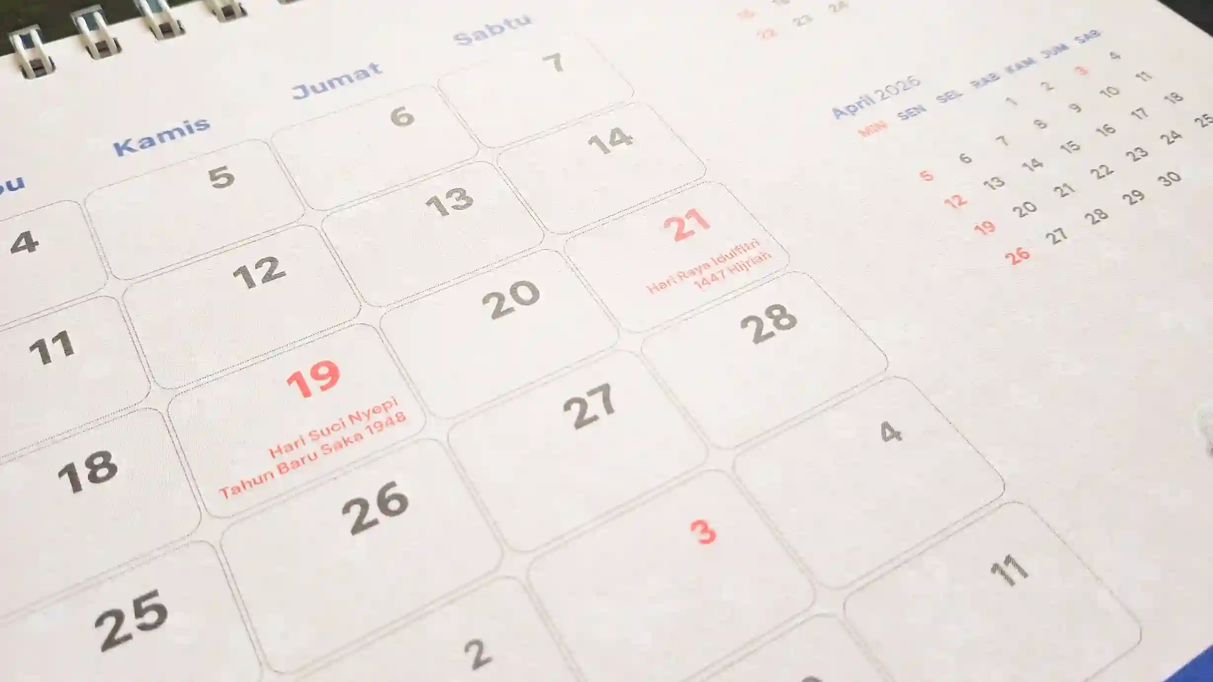 Jadwal Libur Nasional 2027 dan Tanggal Cuti Bersama